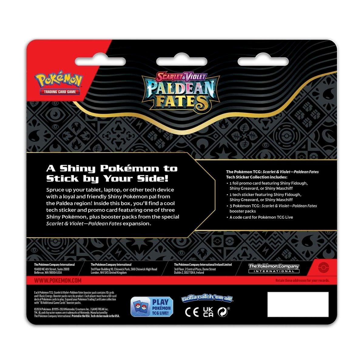 Pokemon - Paldean Fates 3 Pack checklane