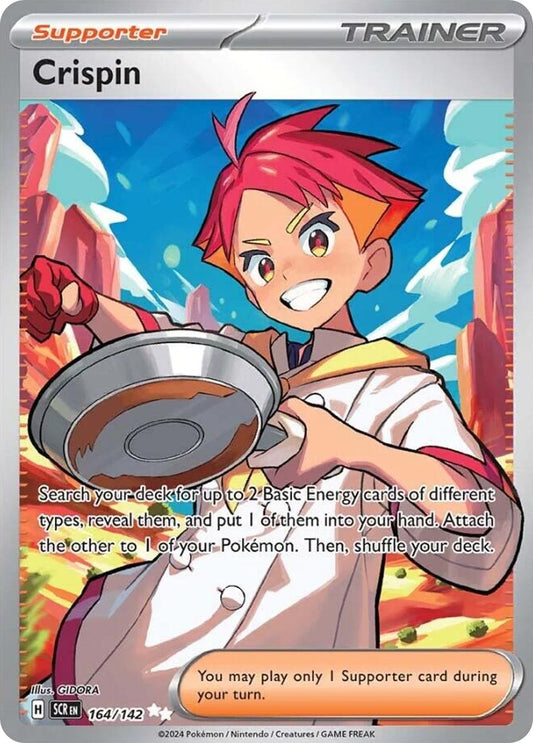Crispin 164/142 Ultra Rare Stellar Crown Pokemon Near Mint