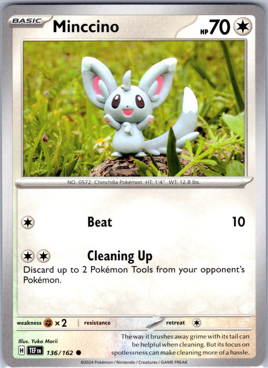 Minccino 136/162 Temporal Forces Pokemon Near Mint