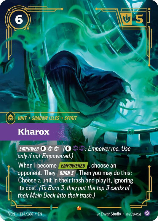 Kharox 114/166 Epic Vendetta Riftbound Foil Near Mint