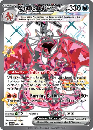 Charizard ex 074 Holo Promo Scarlet & Violet Promo Pokemon Near Mint