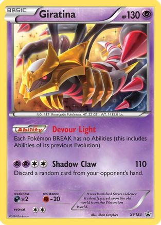 Giratina XY184 Holo Promo XY Promo Pokemon Near Mint
