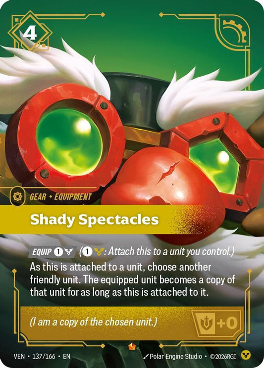 Shady Spectacles 137/166 Epic Vendetta Riftbound Foil Near Mint