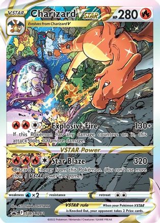 Charizard VSTAR SWSH262 Holo Promo Sword & Shield Promo Pokemon Near Mint