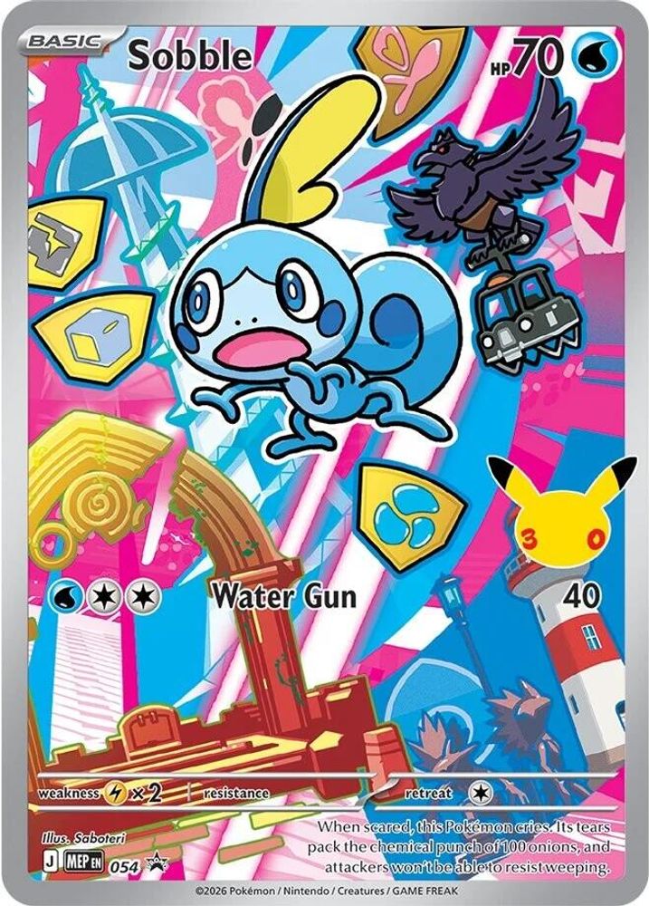 Sobble 054 Promo ME: Mega Evolution Promo Pokemon Holo Near Mint