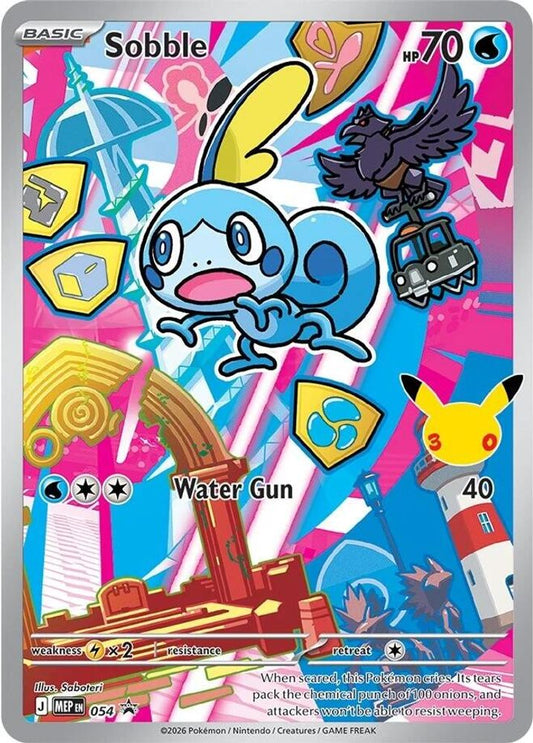 Sobble 054 Promo ME: Mega Evolution Promo Pokemon Holo Near Mint