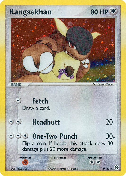 Kangaskhan 6/112 Holo Rare FireRed & LeafGreen Pokemon Lightly Played