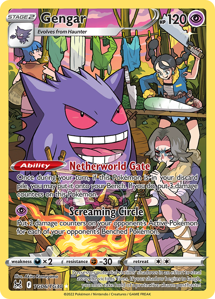 Gengar TG06/TG30 Holo Lost Origin Trainer Gallery Pokemon NM