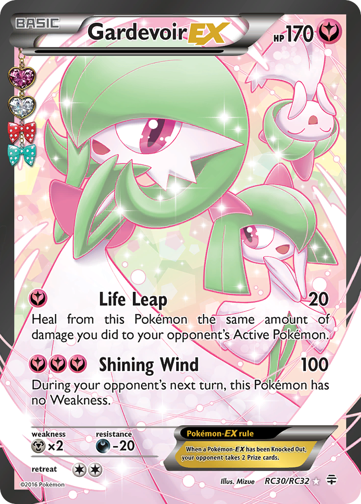 Gardevoir EX RC30/RC32 Ultra Rare Generations Pokemon Lightly Played