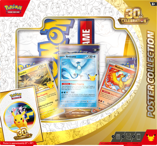 Pokemon - 30TH CELEBRATION POSTER COLLECTION