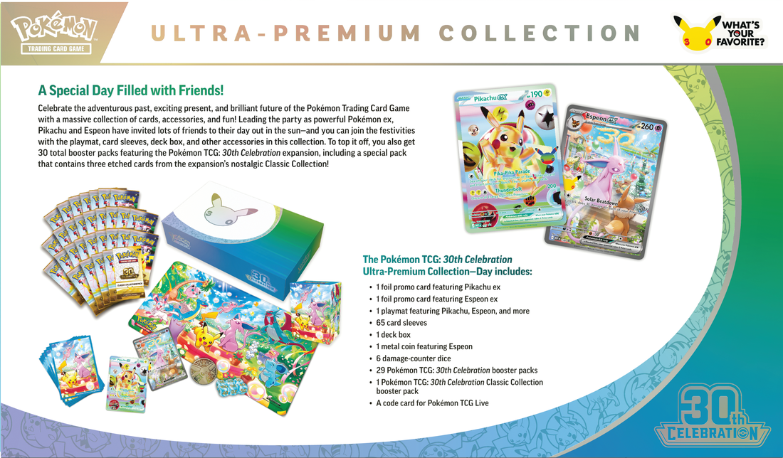 Pokemon - POKEMON 30TH CELEBRATION DAY/ NIGHT ULTRA-PREMIUM COLLECTION