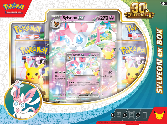 Pokemon - 30TH CELEBRATION SYLVEON EX/ GRENINJA EX BOX