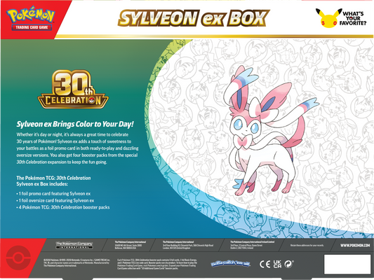 Pokemon - 30TH CELEBRATION SYLVEON EX/ GRENINJA EX BOX