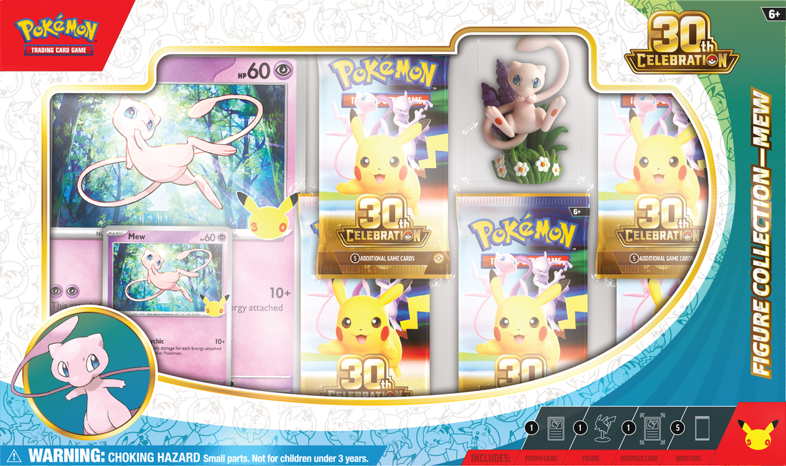 Pokemon - 30TH CELEBRATION MEW/ MEWTWO FIGURE COLLECTION